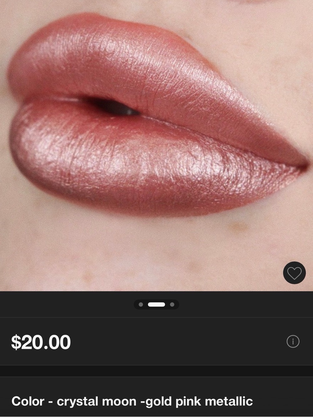 Bodyography Lip Lava Liquid Lipstick $20 msrp — Crystal Moon - Picture 3 of 3